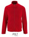 Heren Fleece Jas Sols Norman 02093 Rood
